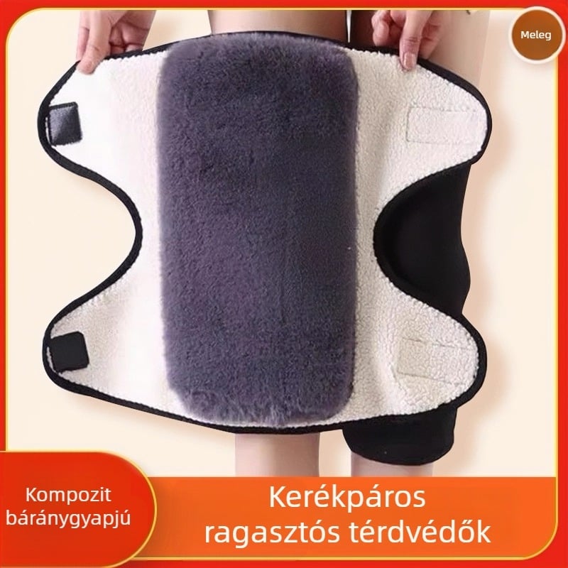 Polár béléses vastag térdmelegítő kerékpározáshoz, őszi-téli szezonra, felnőtteknek