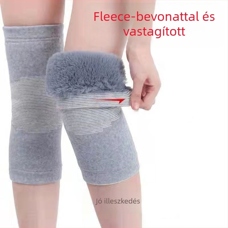 Uniszex térdvédők, fleece-béléssel, vastagított (felnőtt, 2025 tavasz)