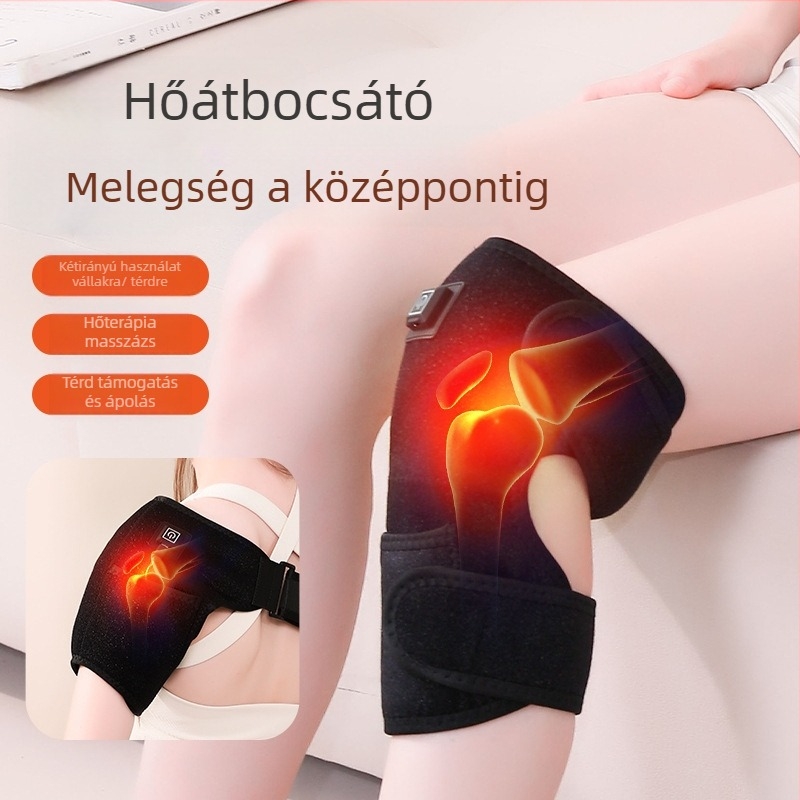 Térdmelegítő párna 1-szintű vezérléssel, OK anyag, melegítés térdízületekhez