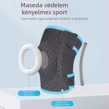 Mystar Gyerekeknek szóló hegymászó térdvédő — meniszkusz és patella támogatás, szilikon-kompresszió sporthoz és futáshoz