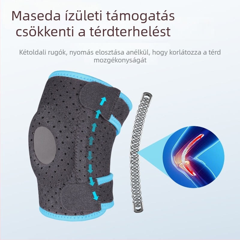 Mystar Gyerekeknek szóló hegymászó térdvédő — meniszkusz és patella támogatás, szilikon-kompresszió sporthoz és futáshoz