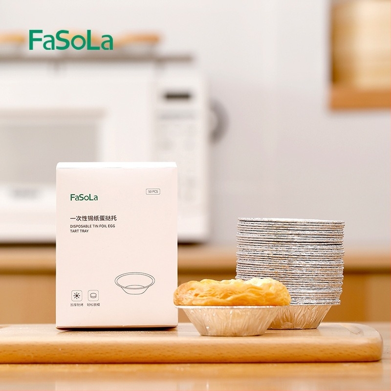 FaSoLa Egyszer használatos alumíniumfóliából készült tojás-torta és muffin formák, tapadásmentes, sütési eszközök