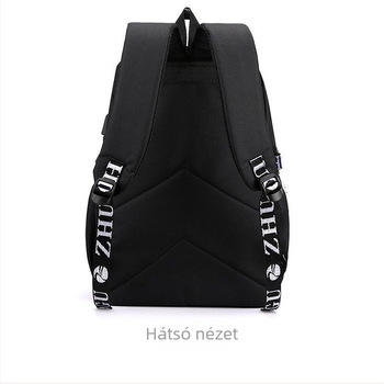 StrayKids USB töltésű hátizsák, Oxford anyag, városi minimalista stílus, diák hátizsák mindennapi használatra