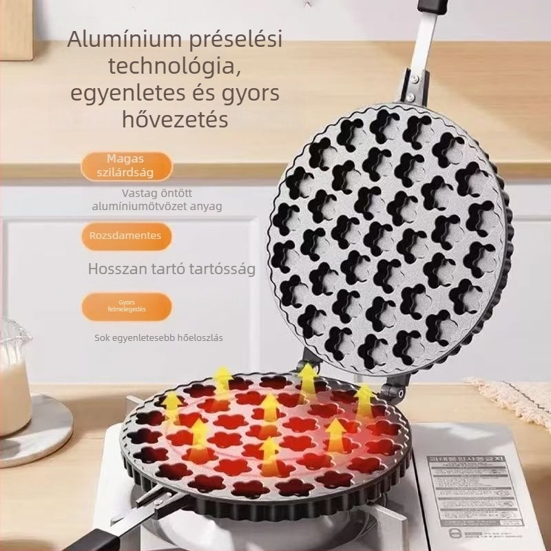 Nem tapadó kerek tortaforma szilva virág dizájnnal kereskedelmi sütéshez
