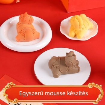 Silikon tortaforma karikatúra alakzattal, sütéshez, 2025-ös bevezetés