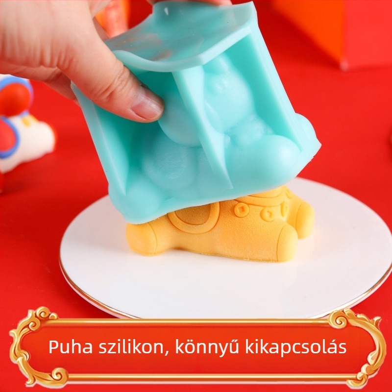 Silikon tortaforma karikatúra alakzattal, sütéshez, 2025-ös bevezetés