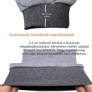 Időseknek szóló térdmelegítők, lazák és vastag párnázásúak, csúszásmentesek és elesés elleni védelemmel, hosszabb lábszárvédő a meleg alváshoz klímás szobában