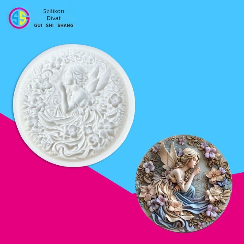 Silicone fashion tortaforma – szabálytalan forma, szilikon anyag; fondant, csokoládé és agyag számára; modell Gg-1344