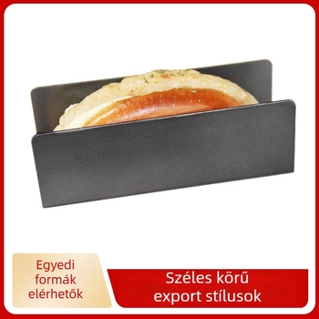 Kétoldalas, tapadásmentes, téglalap alakú sütőforma szénacélból – süteményekhez és kekszekhez