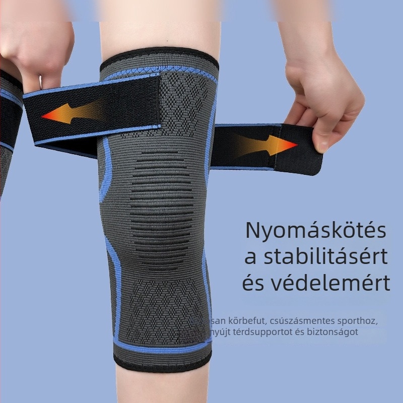Sporttérdvédők spandex anyagból, univerzális használat, térd védelem, alkalmas futáshoz, kosárlabdához és kerékpározáshoz