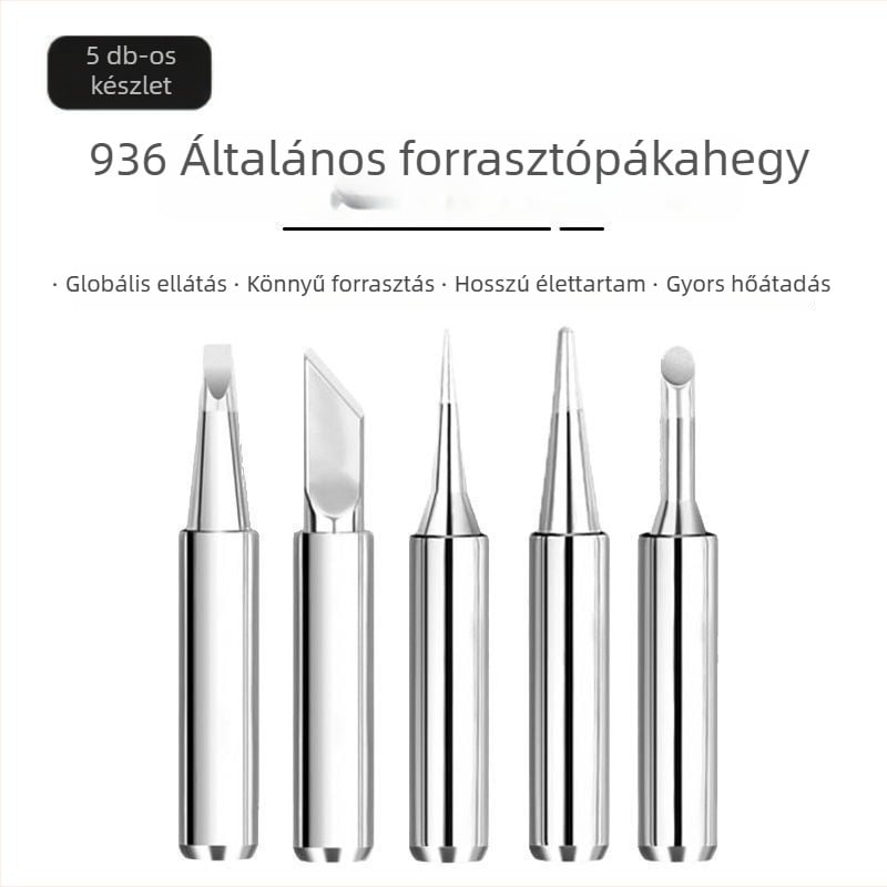 936 Ólommentes Forrasztóhegyek Készlet, D-típus, Univerzális, Állandó Hőmérséklet