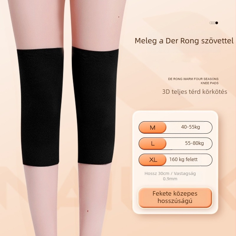 Termikus térdvédők kültéri sportokra, univerzális illeszkedés, fő anyag Derong, poliészter anyag, Forest moving márka