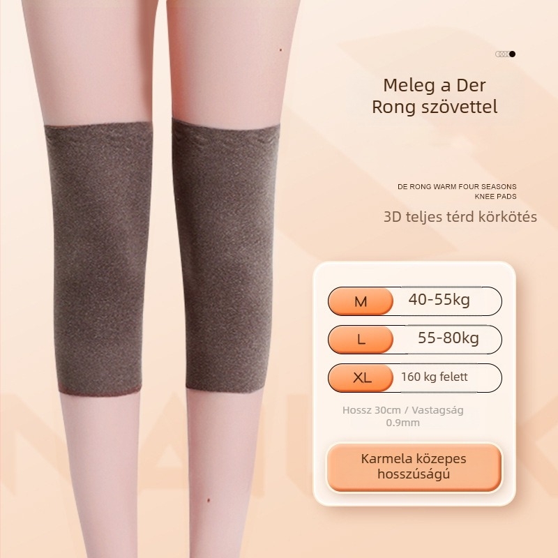 Termikus térdvédők kültéri sportokra, univerzális illeszkedés, fő anyag Derong, poliészter anyag, Forest moving márka