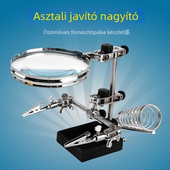 Asztali nagyító állomás mobiltelefon-javításhoz, HD nagyítású optika, PCB-forrasztó munkaasztal