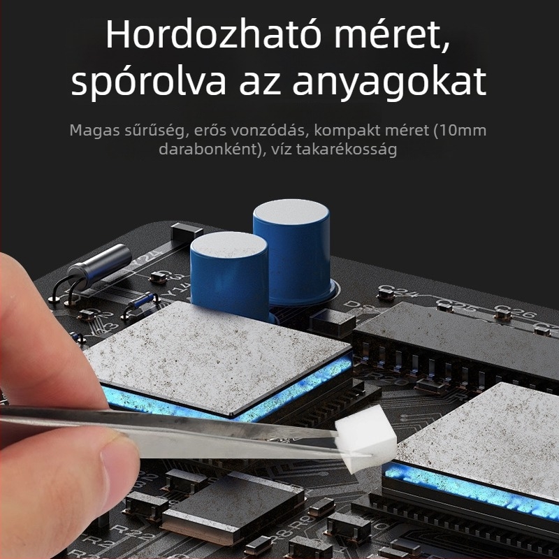 Mobiltelefon alaplap tisztító szivacs – OCA ragasztó eltávolítása, képernyő tisztítása, márka Cheng Cheng, sorozat CC-M001