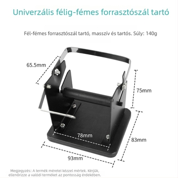 Félfémes univerzális ónvezeték-rács, erős és tartós (Brand: 0000)