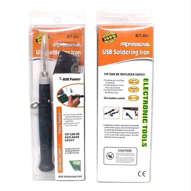 Bailiwick Mini USB forrasztó | 5V, 8W, kézi kivitel, lipítéshez