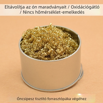 Debailong tisztító golyó forrasztófejhez, tiszta réz, kör alakú formájú