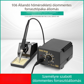 I-IAKKO 936 állandó hőmérsékletű forrasztóállomás, állítható hőmérséklet, 220 V, elektronikai összeszereléshez