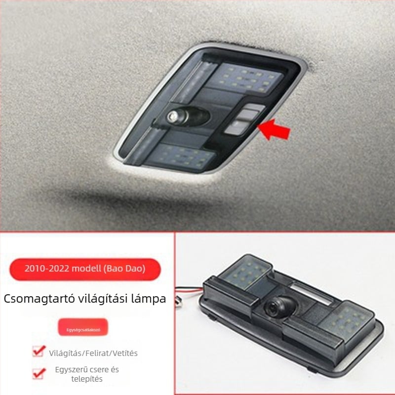 LC120 Prado csomagtartó aljának világítása (2003–2022) — módosító kiegészítő, csomagtartó világítás