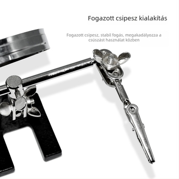Gaston JSD805 Clip-On nagyító PCB-hez, 3× nagyítás, fém