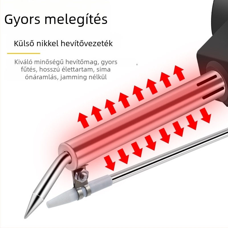 Lábpedálos forrasztópisztoly külső fűtésű, 80W