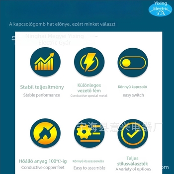 Kisméretű önzáró push-button kapcsoló (24V, IP20, 2000 elektromos ciklus, 2000 mechanikus ciklus, forrasztópins csatlakozás)