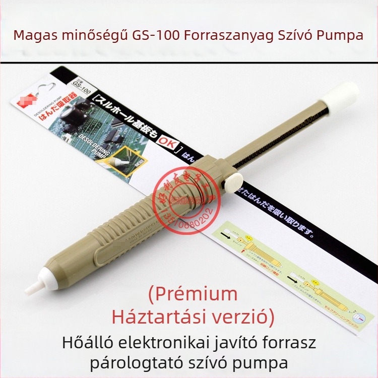 GS-100 Ón-szívó pisztoly, kézi működtetés