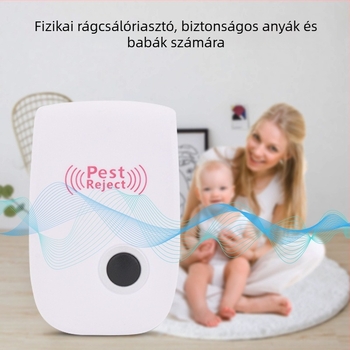 Otthoni intelligens ultrahangos készülék, szúnyog- és rovarriasztó, csótány- és légyölő, beltéri kártevő-ellenőrző eszköz
