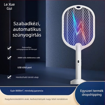 Lexueer két az egyben elektromos szúnyogcsapó és lámpa csapdával, újratölthető otthoni használatra