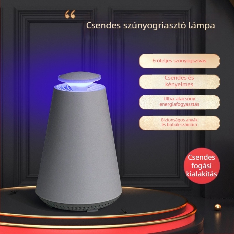 CY-MWD-01 LED-es fotokatalitikus szúnyog-lámpa, 10 m²-es lefedettség, fényhullám csapda, beltéri csendes működés