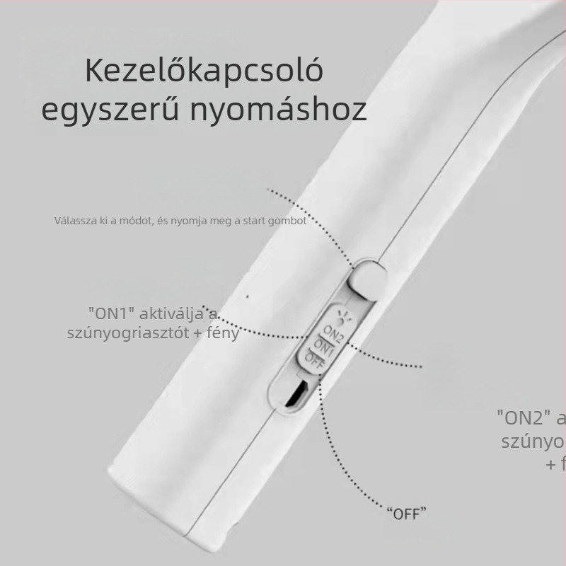 2 az 1-ben USB-vel működő elektromos szúnyogirtó és LED lámpa, 10 m²-es lefedettséggel, kézi elektromos sokk