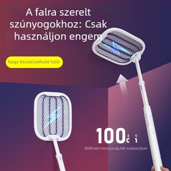 Kangming Elektronikus szúnyogirtó – újratölthető akkumulátor, UV LED gyilkos fény, 2-in-1 összecsukható készülék