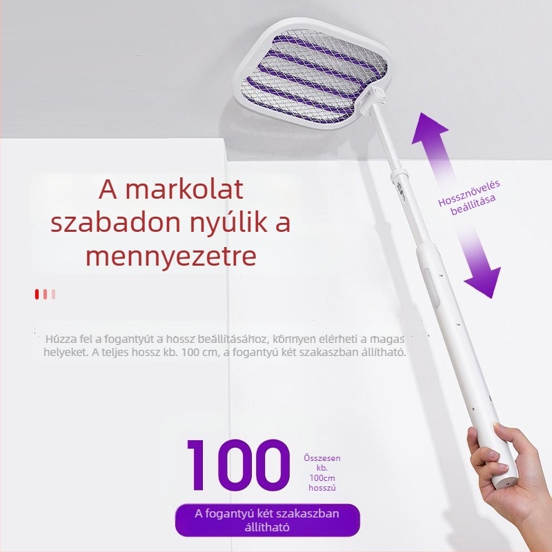 Kangming Elektronikus szúnyogirtó – újratölthető akkumulátor, UV LED gyilkos fény, 2-in-1 összecsukható készülék