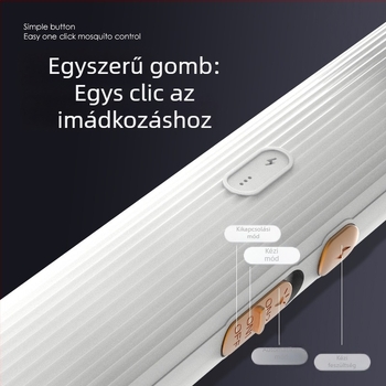 Elektromos szúnyog rács és lámpa – Kétfunkciós, Összecsukható 0–180°, 2 órás töltés, Beépített 500 mAh akkumulátor, LED világítás