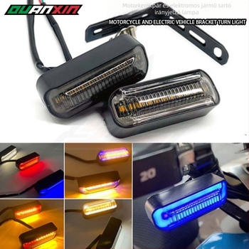 U1 utólagos motorkerékpár indexlámpa, LED sorozatos 12V nappali fénnyel