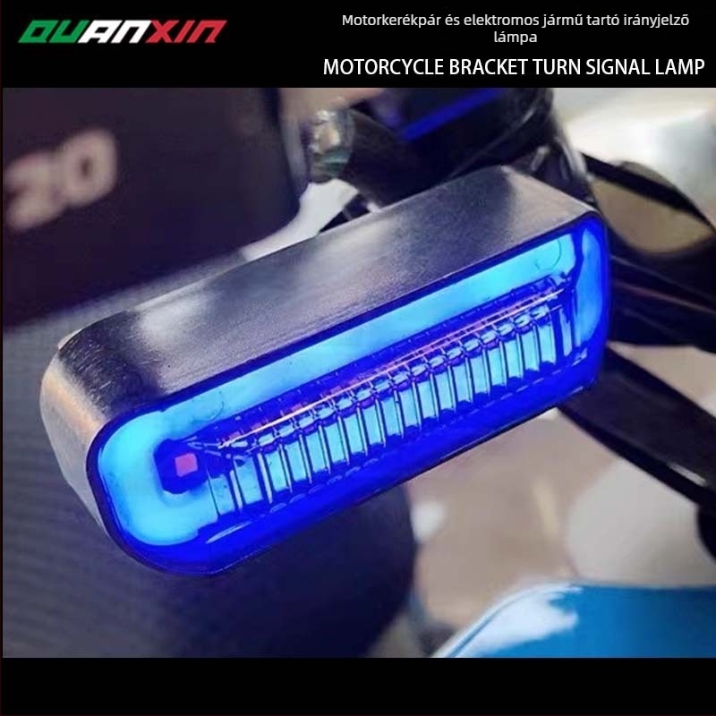U1 utólagos motorkerékpár indexlámpa, LED sorozatos 12V nappali fénnyel