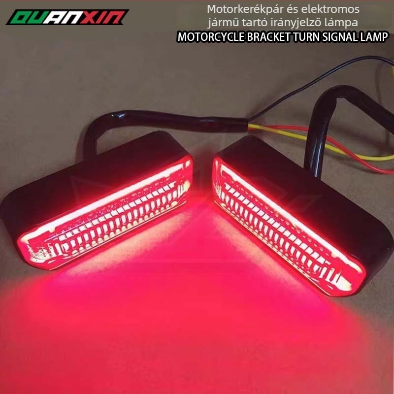 U1 utólagos motorkerékpár indexlámpa, LED sorozatos 12V nappali fénnyel