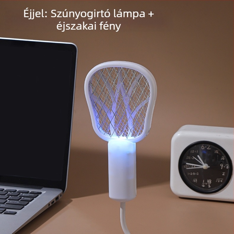 Elektromos szúnyogcsapó – mini 3 az 1-ben, automatikus csábítással, 10 m²-es hatótávolság, LED világítás, kézi elektromos sokk