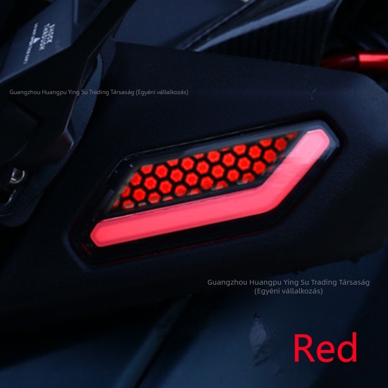 Motorkerékpár elülső LED irányjelző és nappali fény készlet, YS-075, Xmax 300-hoz, 12V, ABS + LED