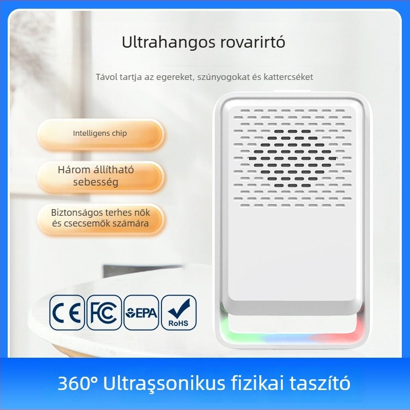 Elektronikus szúnyogriasztó, modell 316, ovális formájú, 220V, 3-5W