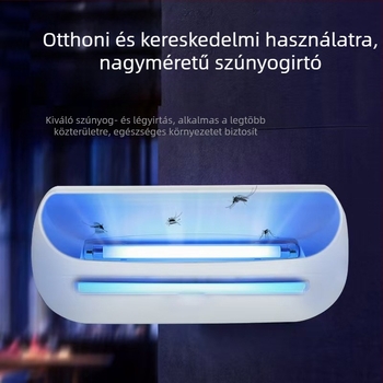 Double Swallow Szúnyoggyilkos lámpa ragadós csapdával, falra szerelhető, 31–40 m²-es területhez, retro-minimalista stílus, beépített akkumulátor