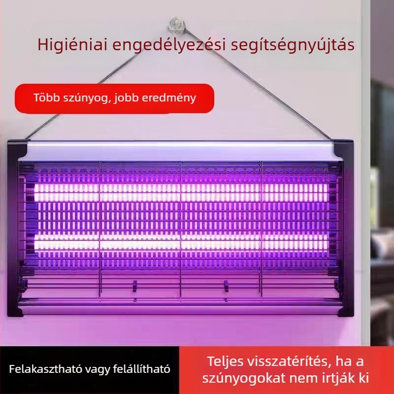 Otthonra és étterembe szóló elektromos szúnyogirtó lámpa – legyek és szúnyogok ellen