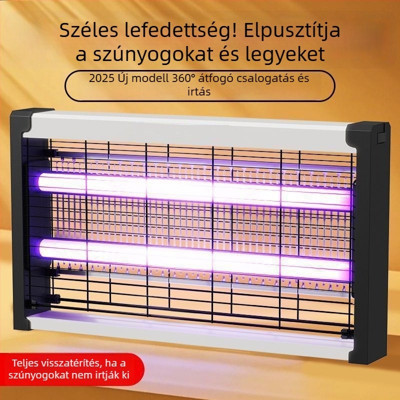 Otthonra és étterembe szóló elektromos szúnyogirtó lámpa – legyek és szúnyogok ellen