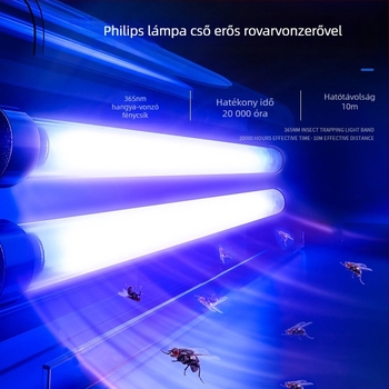 WGS-30B kereskedelmi szúnyogirtó – 220V, induktív elektromos sokk, egyenes cső típusú lámpa, CE tanúsítvány (WTF18F03107050S)