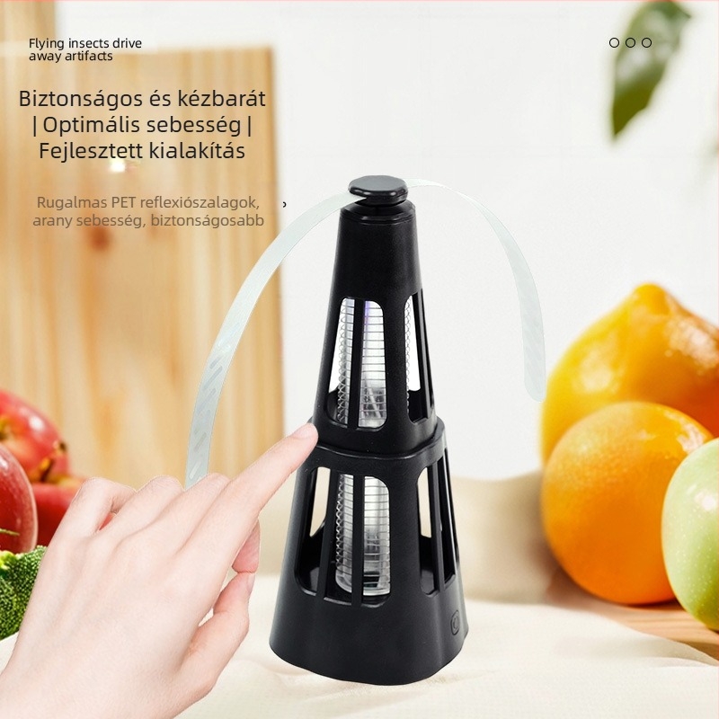 Újratölthető rovarriasztó készülék beltéri és kültéri használatra – asztal/fali dupla használat, USB táplálás, modell 5456