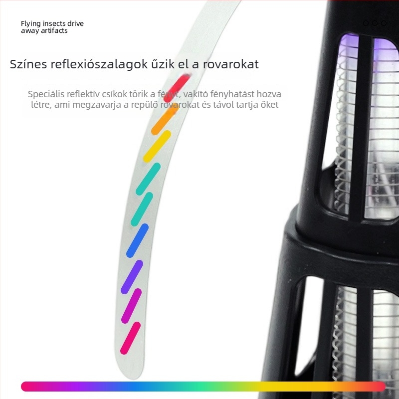 Újratölthető rovarriasztó készülék beltéri és kültéri használatra – asztal/fali dupla használat, USB táplálás, modell 5456