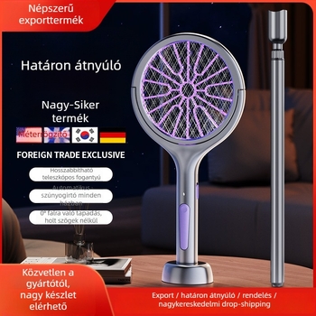 Elektromos szúnyogcsapda és fogó UV-fénnyel, 180° forgás, 11–20 m² lefedettség, beépített 1001–1600 mAh akkumulátor