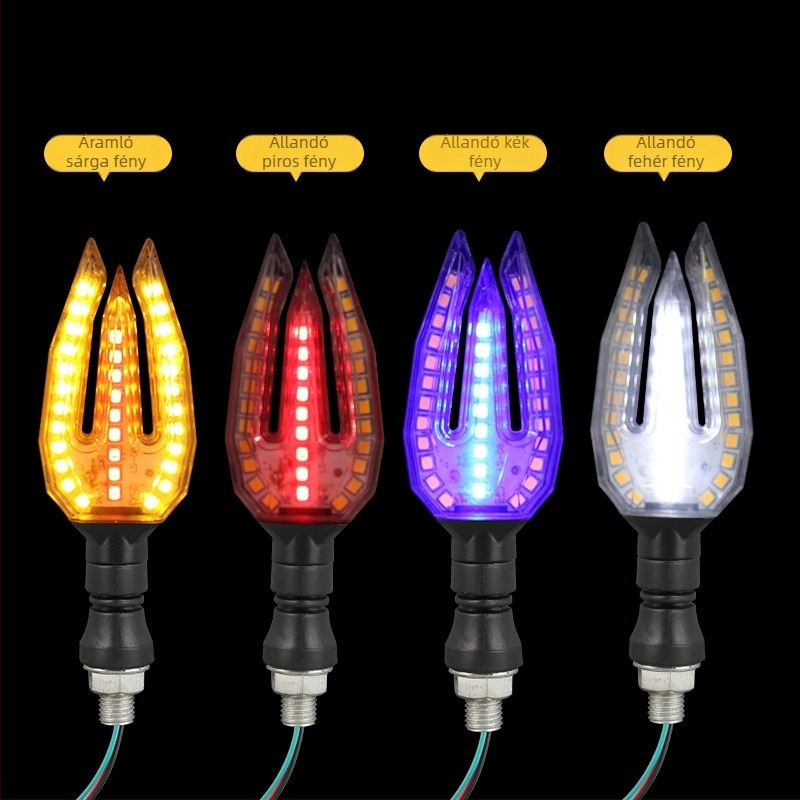 Motorkerékpár LED soros irányjelző és nappali világítás, 12V, ZXD-11, 2W, 4000 lm, 10000 óra