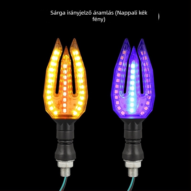 Motorkerékpár LED soros irányjelző és nappali világítás, 12V, ZXD-11, 2W, 4000 lm, 10000 óra